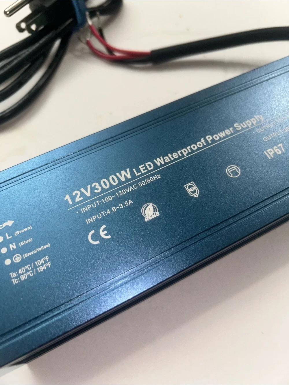 LED Driver 12V 300W Outdoor IP67 Waterproof Power Supply for Indoor Outdoor